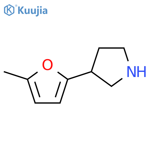 3-(5-methylfuran-2-yl)pyrrolidine structure