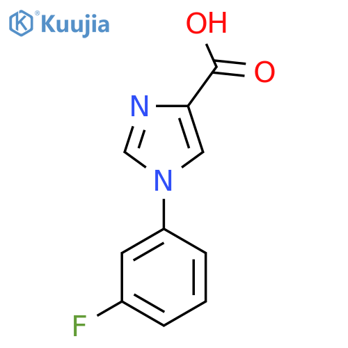 1-(3-Fluorophenyl)-1H-imidazole-4-carboxylic acid structure