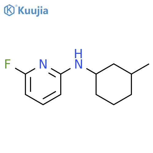 6-fluoro-N-(3-methylcyclohexyl)pyridin-2-amine structure