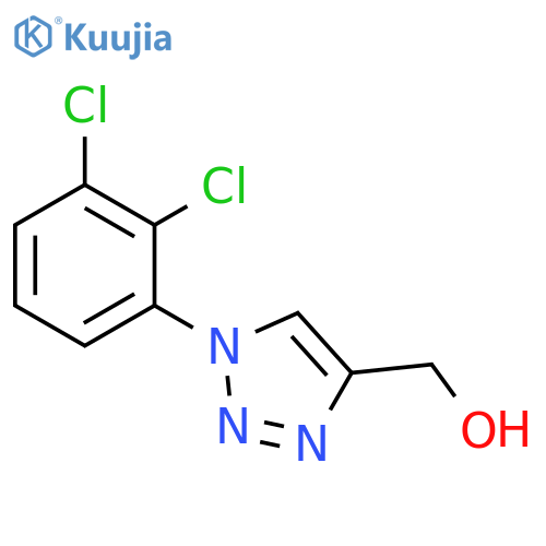1-(2,3-dichlorophenyl)-1H-1,2,3-triazol-4-ylmethanol structure