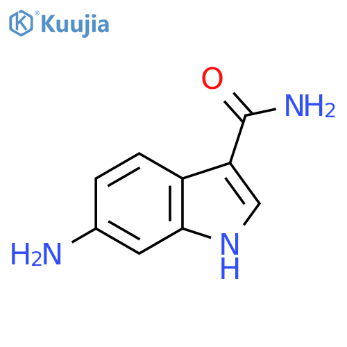 6-amino-1H-indole-3-carboxamide structure