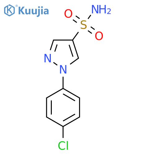 1-(4-chlorophenyl)-1H-pyrazole-4-sulfonamide structure