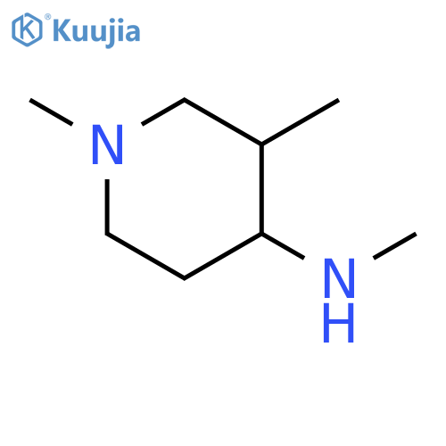 N,1,3-trimethylpiperidin-4-amine structure