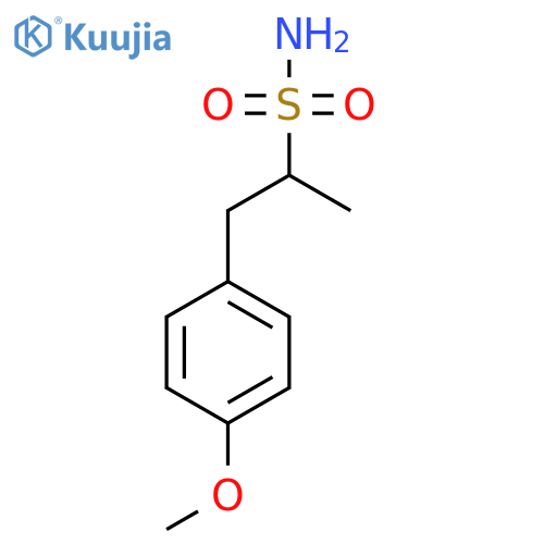 1-(4-Methoxyphenyl)propane-2-sulfonamide structure