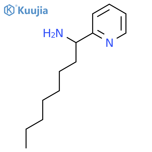 1-(pyridin-2-yl)octan-1-amine structure