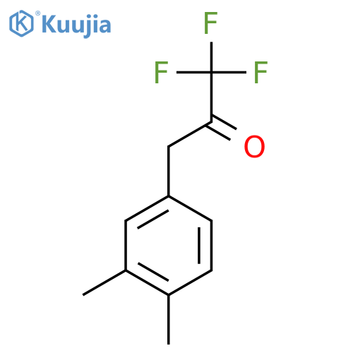 3-(3,4-dimethylphenyl)-1,1,1-trifluoropropan-2-one structure