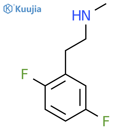 2-(2,5-difluorophenyl)ethyl(methyl)amine structure
