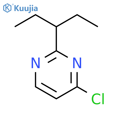 4-Chloro-2-(pentan-3-yl)pyrimidine structure