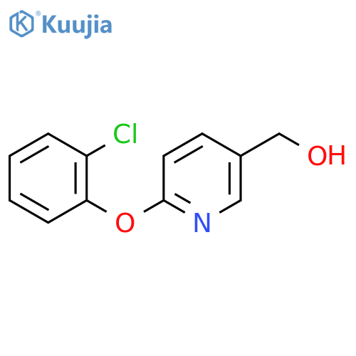 [6-(2-Chlorophenoxy)pyridin-3-yl]methanol structure