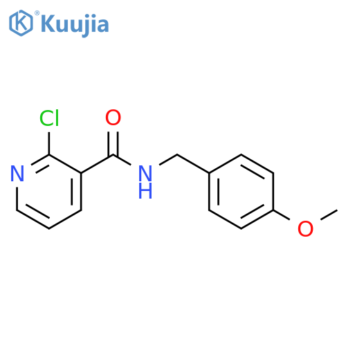 2-chloro-N-(4-methoxyphenyl)methylpyridine-3-carboxamide structure
