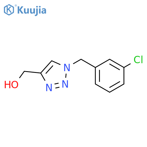 {1-[(3-CHLOROPHENYL)METHYL]-1H-1,2,3-TRIAZOL-4-YL}METHANOL structure