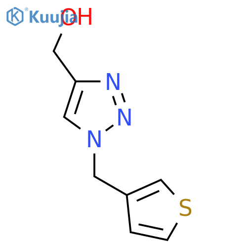 {1-[(Thiophen-3-yl)methyl]-1H-1,2,3-triazol-4-yl}methanol structure