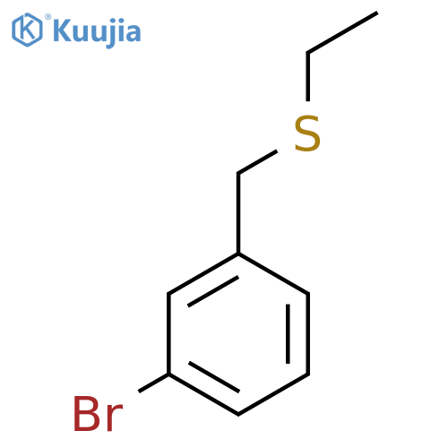 3-Bromobenzyl ethyl sulfide structure