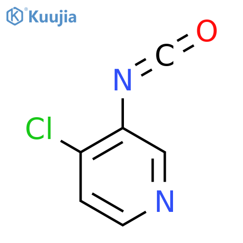 4-chloro-3-isocyanatopyridine structure