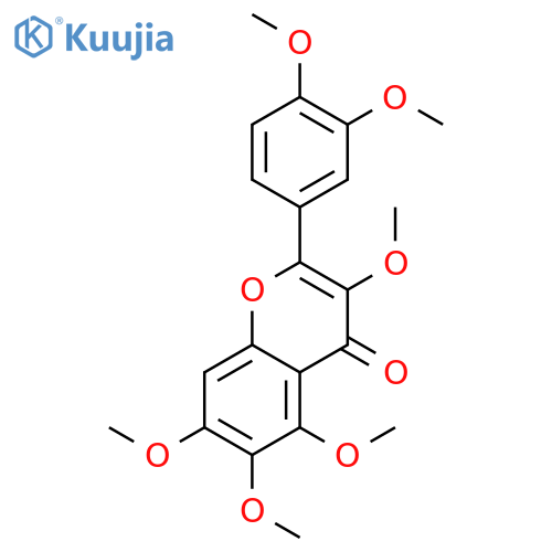 Hexamethylquercetagetin structure