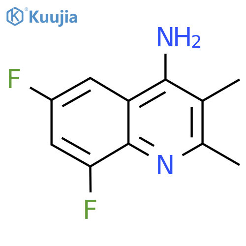6,8-Difluoro-2,3-dimethylquinolin-4-amine structure