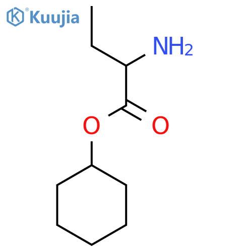 Cyclohexyl 2-aminobutanoate structure