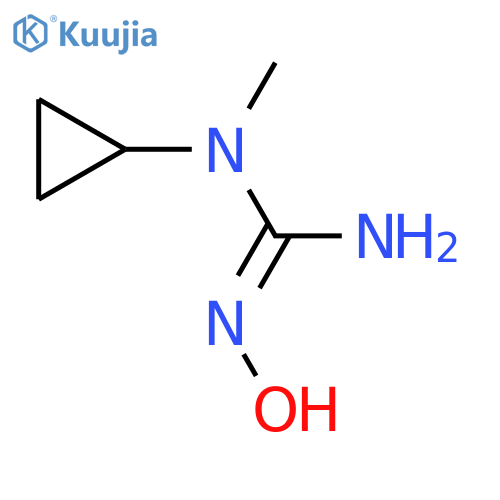 Guanidine, N-cyclopropyl-N'-hydroxy-N-methyl- structure