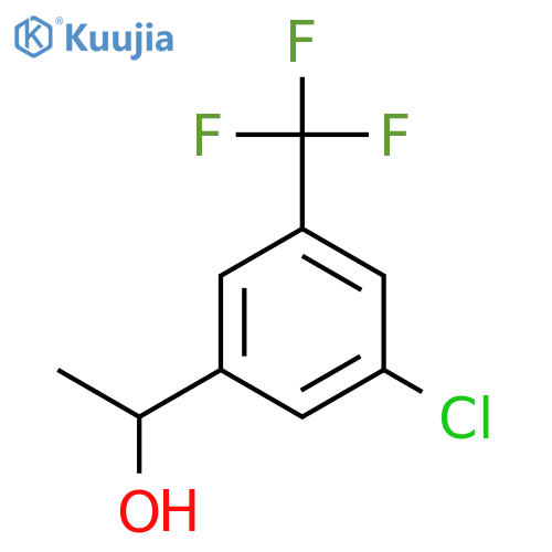 1-(3-Chloro-5-(trifluoromethyl)phenyl)ethanol structure