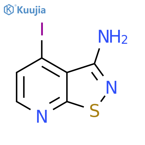 4-Iodoisothiazolo[5,4-b]pyridin-3-amine structure