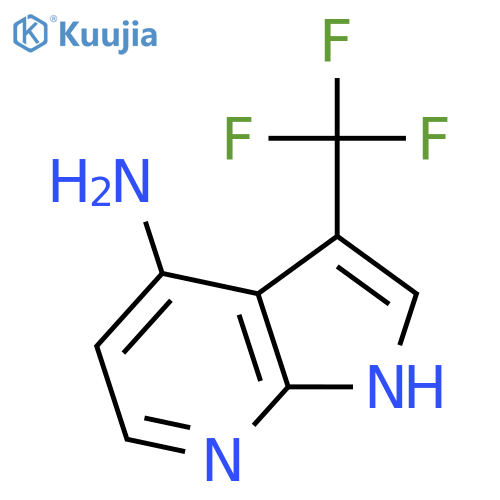 3-(trifluoromethyl)-1H-pyrrolo[2,3-b]pyridin-4-amine structure