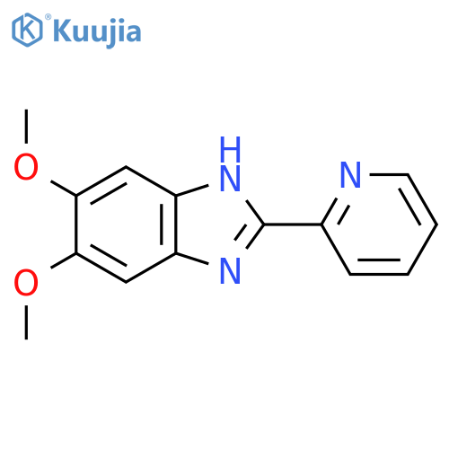 5,6-Dimethoxy-2-(pyridin-2-yl)-1H-benzo[d]imidazole structure
