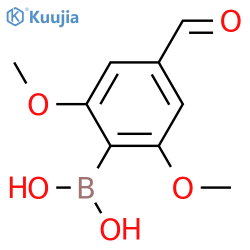 2,6-Dimethoxy-4-formylphenylboronic acid structure