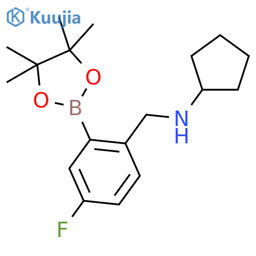 N-(4-fluoro-2-(4,4,5,5-tetramethyl-1,3,2-dioxaborolan-2- structure