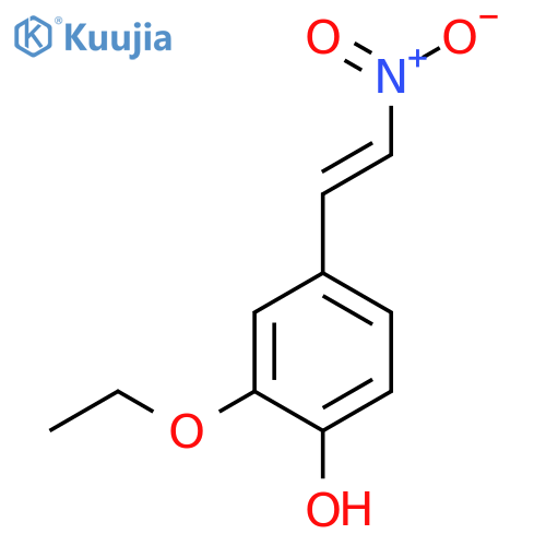2-ethoxy-4-(2-nitroethenyl)phenol structure