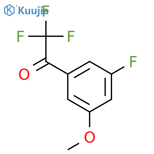 2,2,2-Trifluoro-1-(3-fluoro-5-methoxyphenyl)ethanone structure