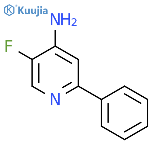 5-Fluoro-2-phenylpyridin-4-amine structure