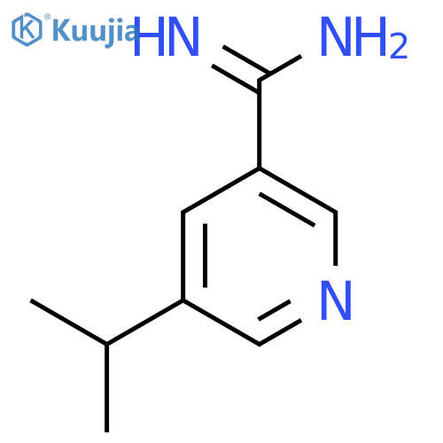 5-Isopropylnicotinimidamide structure