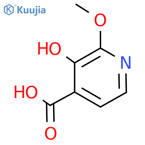 3-Hydroxy-2-methoxyisonicotinic acid structure