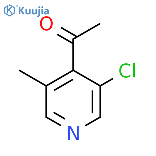 1-(3-Chloro-5-methylpyridin-4-YL)ethan-1-one structure
