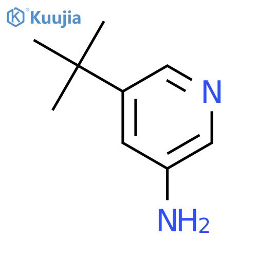 5-Tert-butylpyridin-3-amine structure