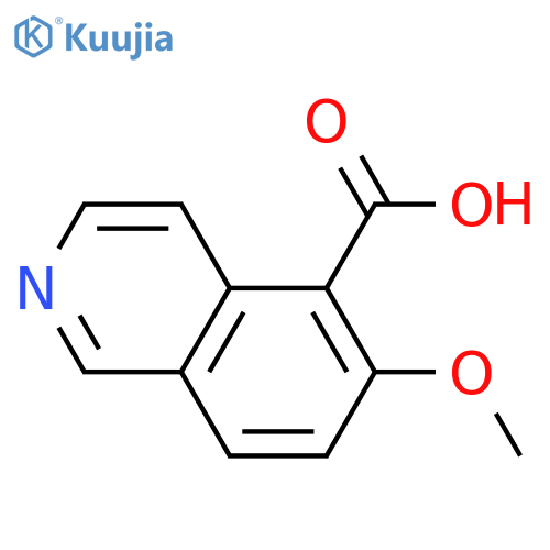 6-Methoxyisoquinoline-5-carboxylic acid structure
