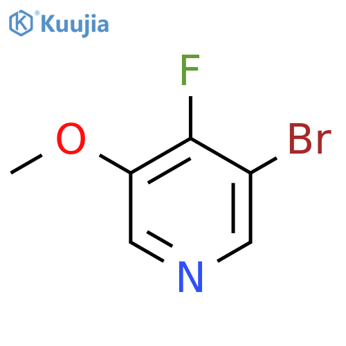 3-Bromo-4-fluoro-5-methoxypyridine structure