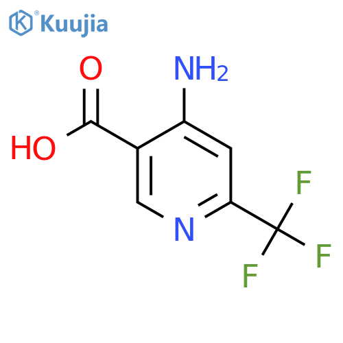 4-Amino-6-(trifluoromethyl)nicotinic acid structure