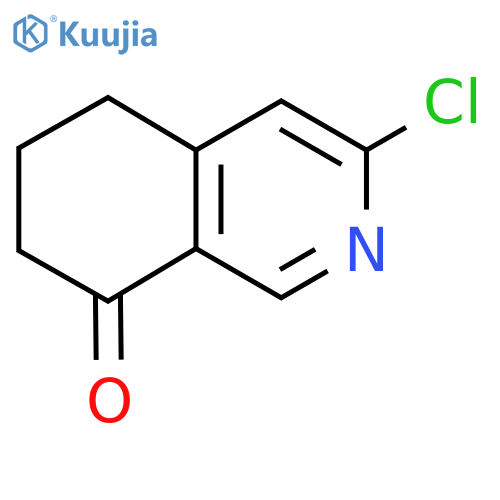 3-chloro-6,7-dihydro-5H-isoquinolin-8-one structure
