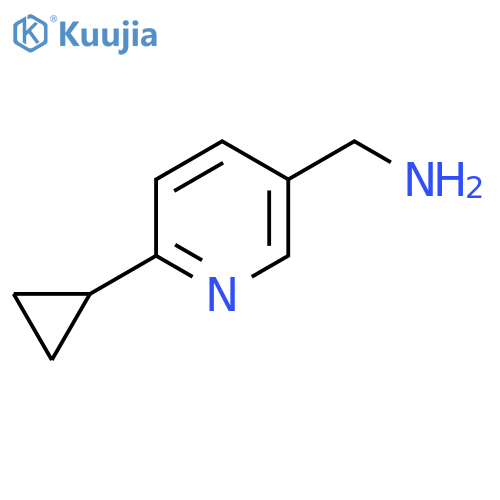(6-Cyclopropylpyridin-3-YL)methanamine structure