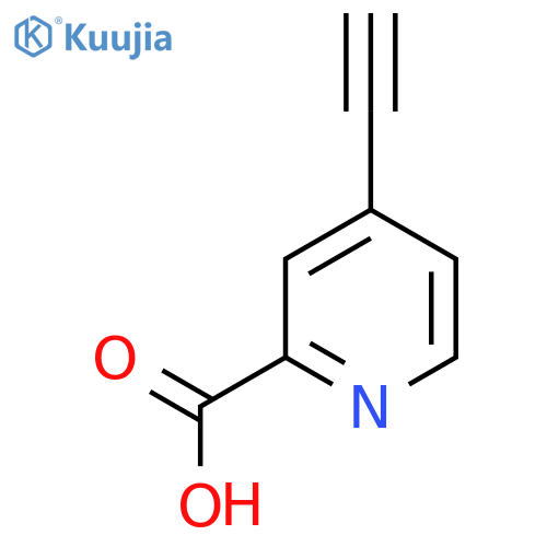 4-Ethynylpyridine-2-carboxylic acid structure