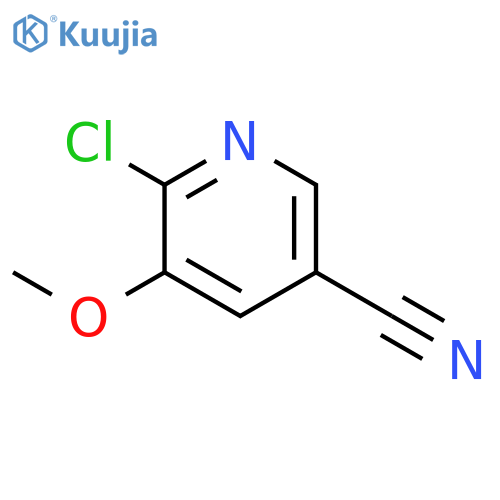 6-Chloro-5-methoxynicotinonitrile structure