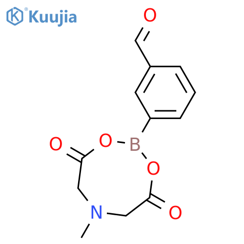 3-(6-methyl-4,8-dioxo-1,3,6,2-dioxazaborocan-2-yl)benzaldehyde structure
