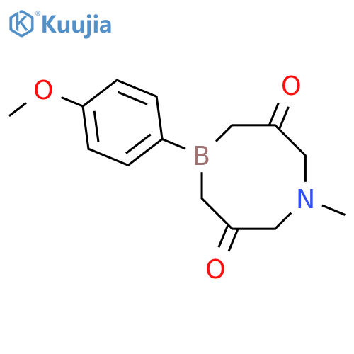 2-(4-Methoxyphenyl)-6-methyl-1,3,6,2-dioxazaborocane-4,8-dione structure