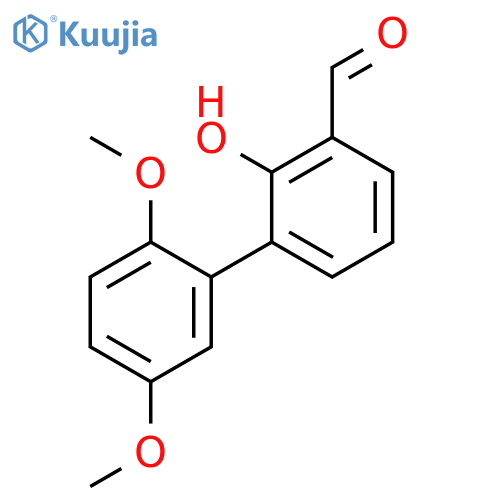 6-(2,5-Dimethoxyphenyl)-2-formylphenol structure