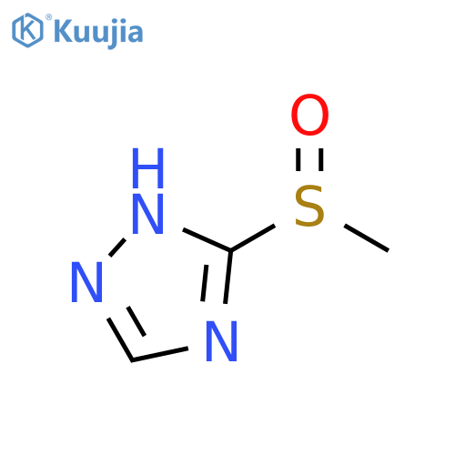 3-(methylsulfinyl)-1H-1,2,4-triazole structure