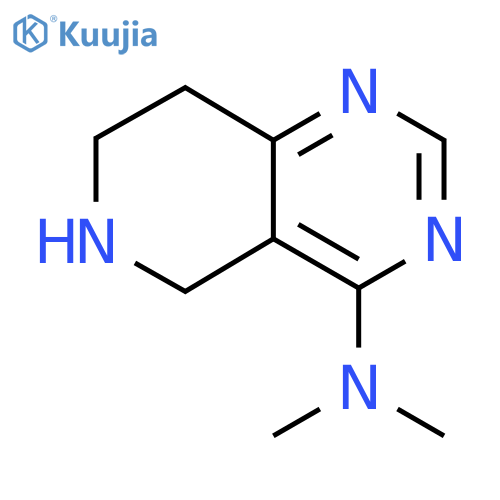 N,N-dimethyl-5H,6H,7H,8H-pyrido[4,3-d]pyrimidin-4-amine structure