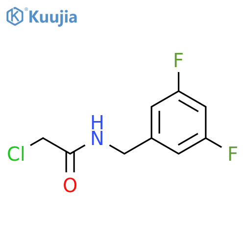 2-chloro-N-(3,5-difluorophenyl)methylacetamide structure