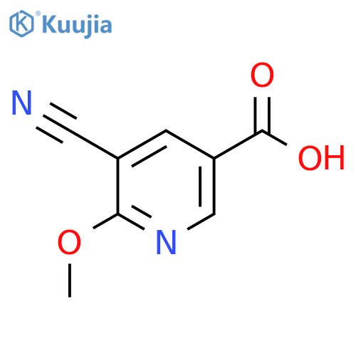 5-Cyano-6-methoxynicotinic acid structure