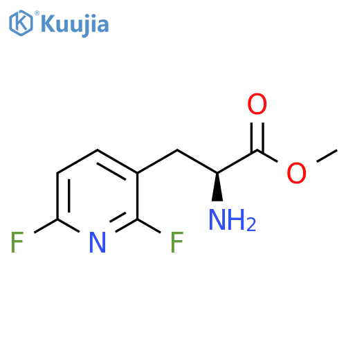 METHYL (2S)-2-AMINO-3-(2,6-DIFLUOROPYRIDIN-3-YL)PROPANOATE structure